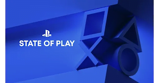 Sony State of Play logo with PS5 and VR game highlights