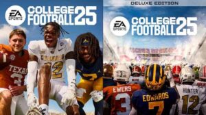 Screenshot of EA Sports College Football 25 showing realistic gameplay and graphics. College Football 25 Review