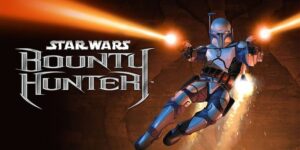 Screenshot of Boba Fett in the re-release of Star Wars: Bounty Hunter game