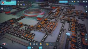 Shapez 2 gameplay featuring expansive 3D factory-building and intricate production chains