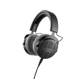 Close-up of Beyerdynamic DT 700 Pro X and DT 900 Pro X headphones