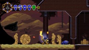 Volgarr the Viking II gameplay screenshot showcasing classic retro platforming action. Volgarr the Viking II Review